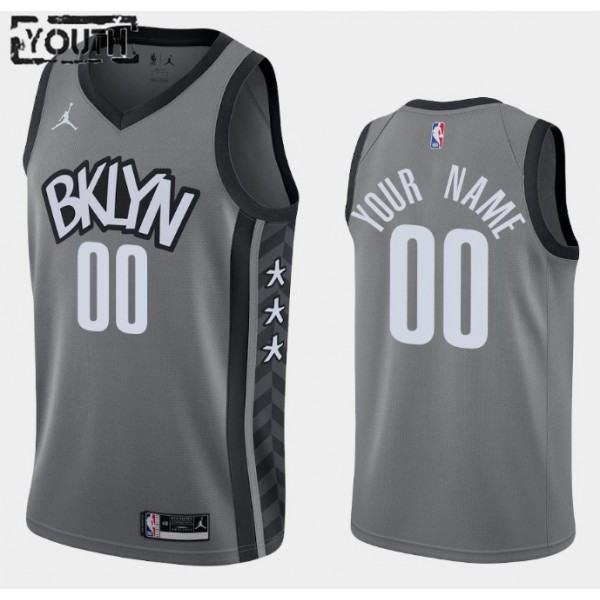 Brooklyn Nets Trikot Benutzerdefinierte 2020-2021 Jordan Brand Statement Edition Swingman - Kinder Brooklyn Nets Trikot Benutzerdefinierte 2020-2021 Jordan Brand Statement Edition Swingman - Kinder